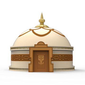 Modular Geodesic Dome House for Mongolian Prefabricated Housing