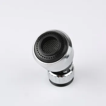 Chrome Rotating Aerator Head for High Pressure Kitchen Faucet