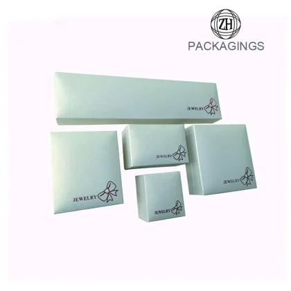 Custom white jewellery ring ring display box