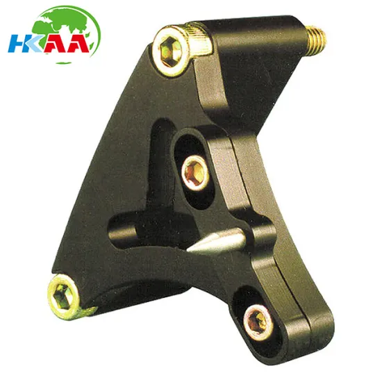 CNC Machining Black anodized Aluminum Engine Block Timing Pointer