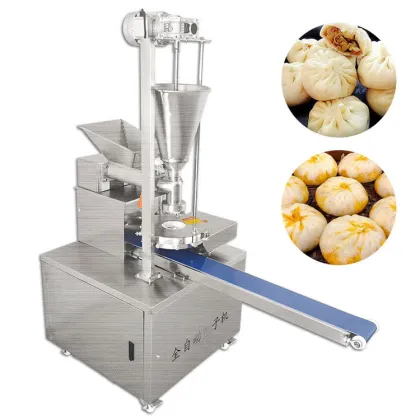 Stainless Steel Automatic Chinese Baozi Momo Making Machine