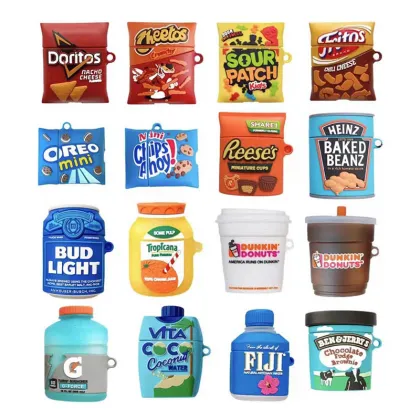 Silicone Protective Earphone Cover Case For Airpods