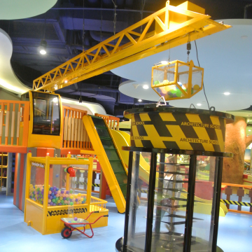 VEKAIN Kids Mini Excavator: Mini Heavy Equipment for Indoor Playground