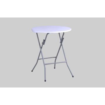 Portable sharp HDPE small round table