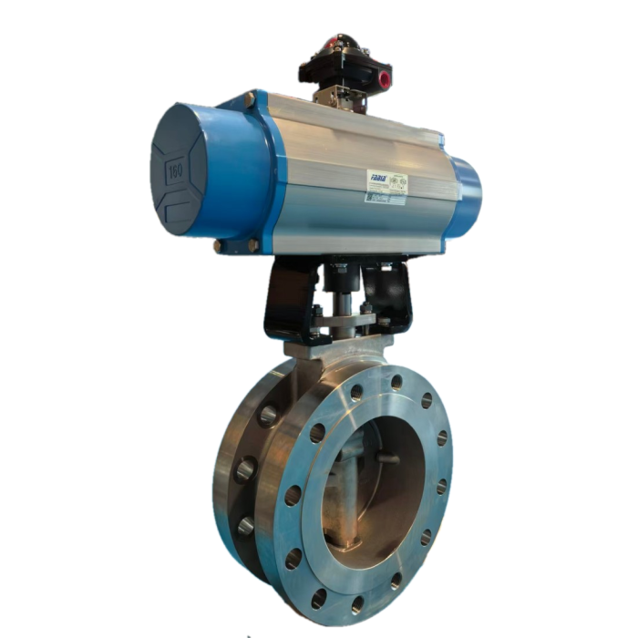 Van bướm khí nén chính xác - lệch tâm