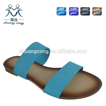 2015 newest design ladies flip flop slippers women shoes thailand