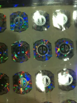 Fancy design 3d hologram laser stickers/label whoselase