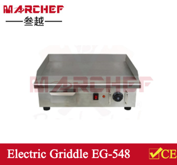 EG-548-2. Commercial kitchen electric griddle_meat griddle_Half Ribbed Half Smooth scone machine