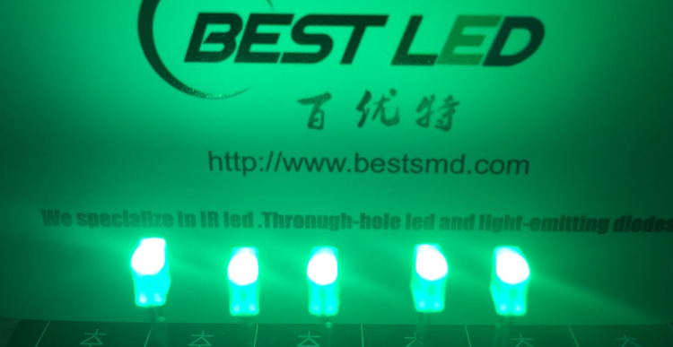 257 green led