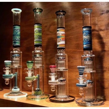 High-end Large Straight Water Pipe Glass Bongs