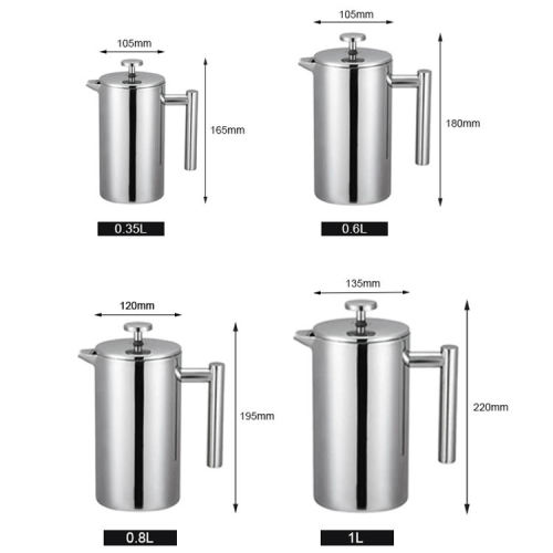 Double-Wall Stainless Steel French Press