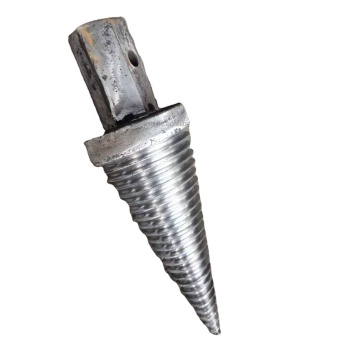 Divisor de troncos de madera profesional con cono de tornillo, motor y estuche de madera para la construcción y uso del hogar
