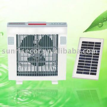 XTC-588A Emergency Solar Rechargeable fan with 14 inch blade
