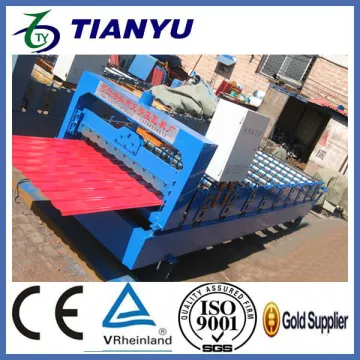 Hydraulic press ppgi roof tile production line