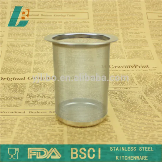 stainless steel wire mesh tea infuser strainer