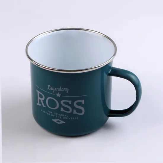 Vintage Style Customized Enamel Beeg Mug