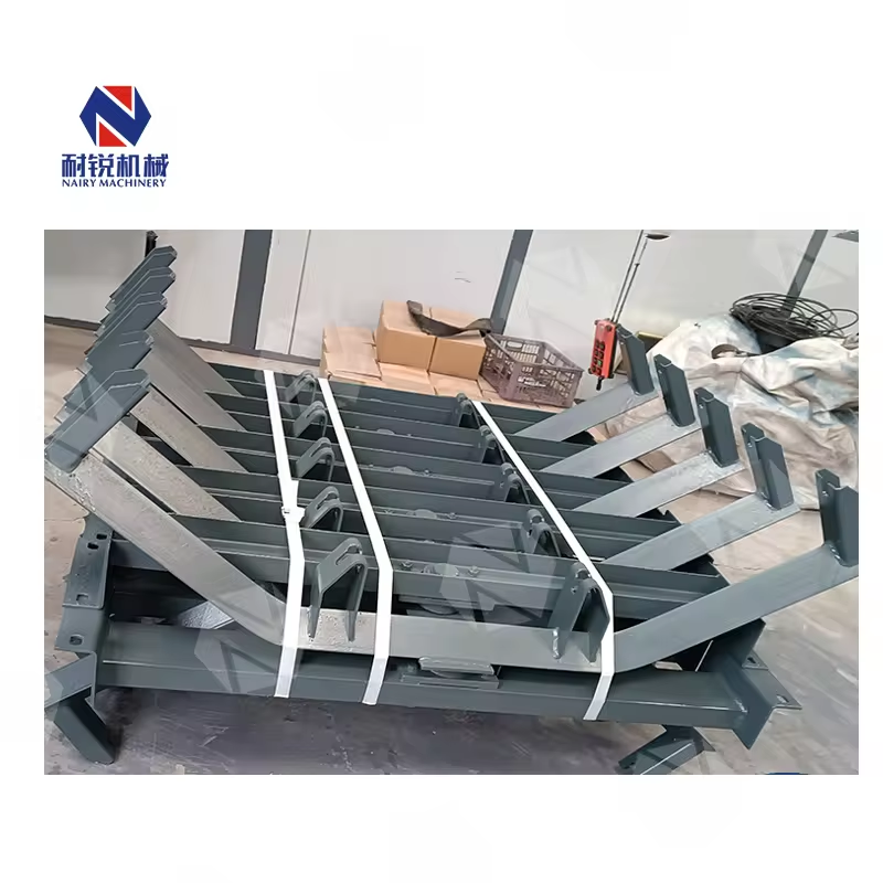 Customized Painted Conveyor Roller Support Bracket with Frame Bracket - Stainless Steel