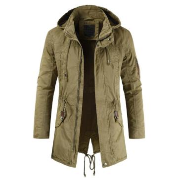 Jaket Kerah Tinggi Ramping Pria
