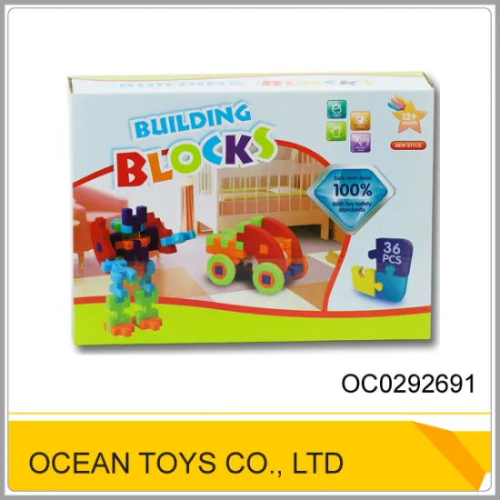Plastic educatioal baby blocks 36pcs OC0292691