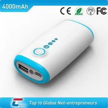 travel battery charger with 4000mAh