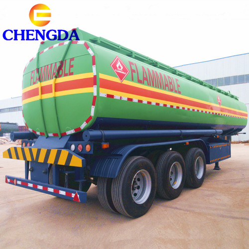 3 Compartment 6000L Stainless Fuel Tank Trailer