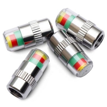 3 Color Eye Alert Valve Caps for Car Tire Pressure Monitor (30PSI-32PSI)