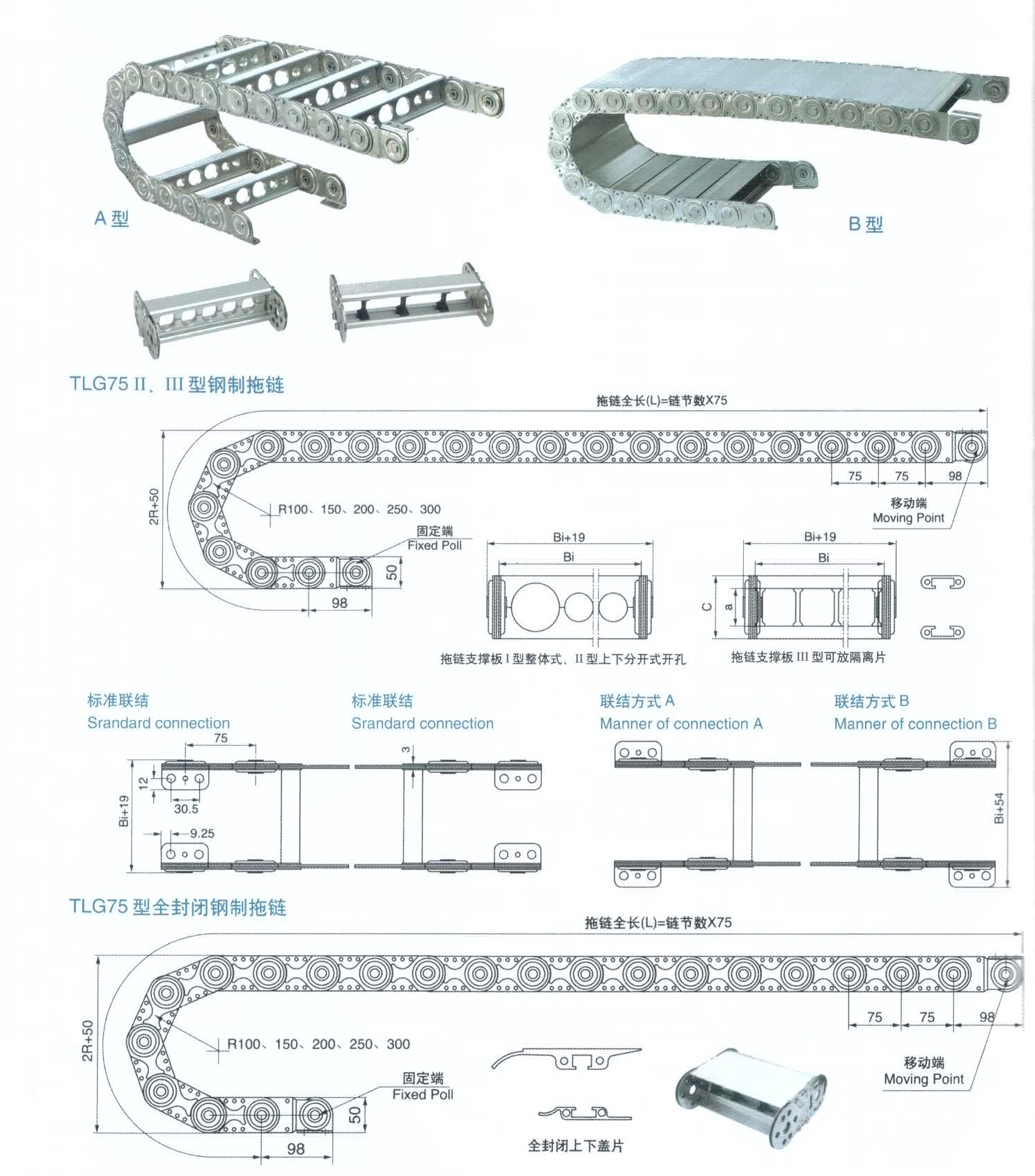 steel drag chain