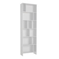 Contemporay white shelf wooden storage rack