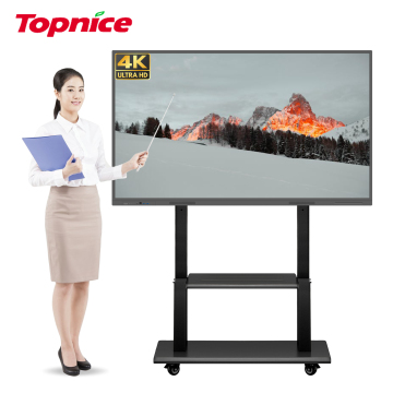 Topnice 98 Inches LCD Smart Board - Interactive Whiteboard for Conferences and Teaching