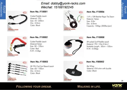 Durable Surfboard Leash for Surfing - Yonk Surf Leg Rope Knee Rope