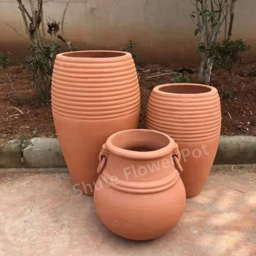 Ciotola terracotta verde acqua — Vasi in Terracotta