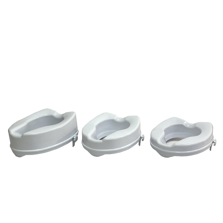 Vente chaude de 6 pouces de toilette surélevée PE Plastic détachable TCA02