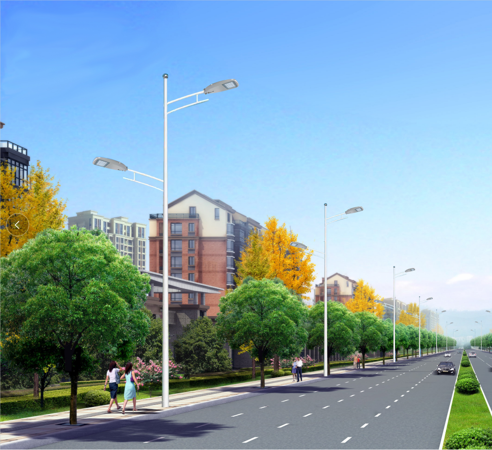 wholesale Galvanized steel street light pole