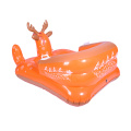 Outdoor Inflatable reindeer animal Snow sled for Adults