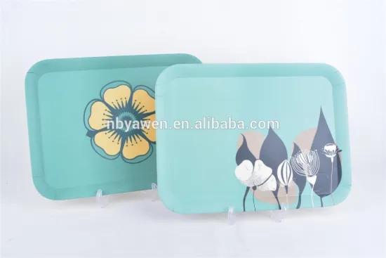 2015 newest design Rectangle Bamboo Fiber Powder Tray