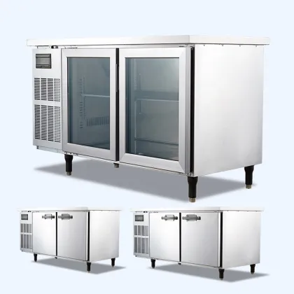 Commercial Catering Equipment: Horizontal Showcase Refrigerated Cabinet - Undercounter Refrigerator Freezers