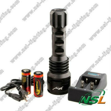 TrustFire TR-DF003 3xCREE XML T6 3000LM 100m Waterproof Memory 5-Mode LED Diving Flashlight with Battery and Charger (2x26650)