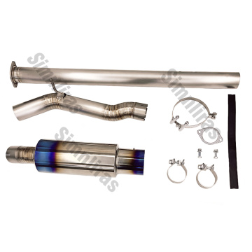 Expreme Titanium Cat-Back-Auspuff für 2008+ Mitsubishi EVO 10 x 4b11