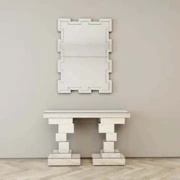 Modern Design Mirrored Console Table