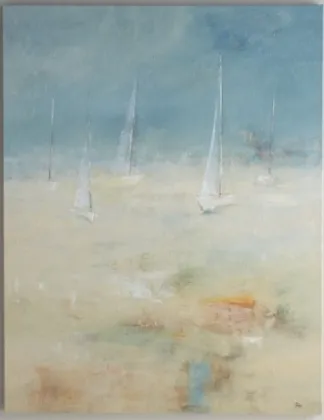 hand made seascape scenery oil painting