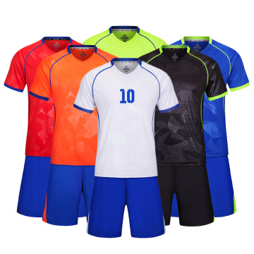 Short Sleeve Soccer Jersey Kit Men Soccer Jersey