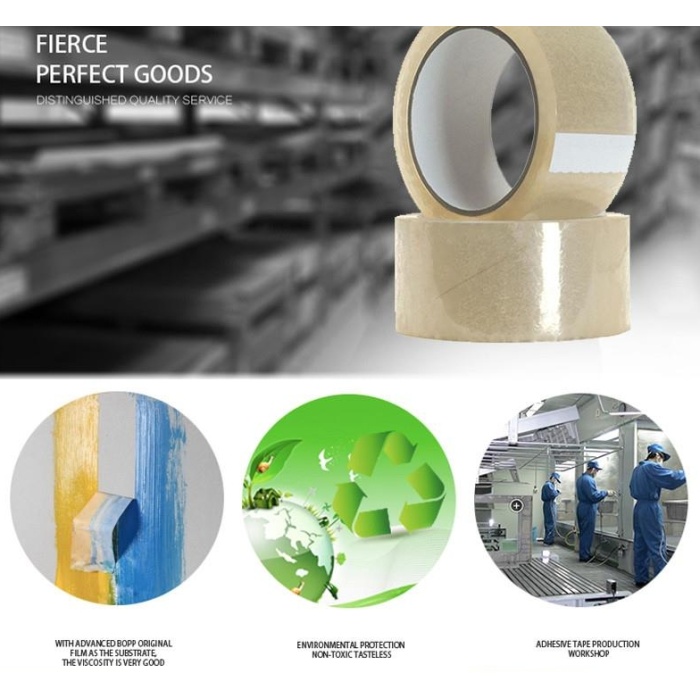 Fita adesiva BOPP de alta clareza