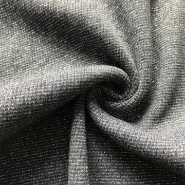 Silver lurex metallic knitting fashin diamond shinny fabric
