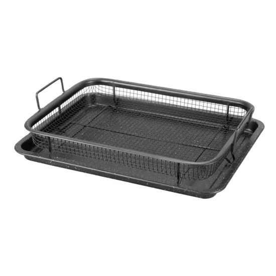 Black Crisper Tray with White Dots - Hot Selling