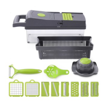 Hot Selling 12-in-1 Handheld Multifunctional Onion Fruit Cutter Slicer Chopper