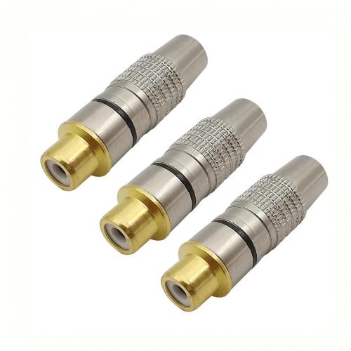 Gold plated Female RCA Jack RCA Phono Connector