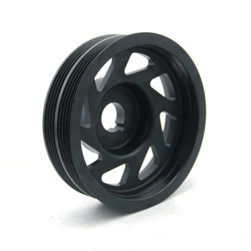 Aluminum Black Crankshaft Crank Pulley for Subaru Impreza WRX STI & Legacy