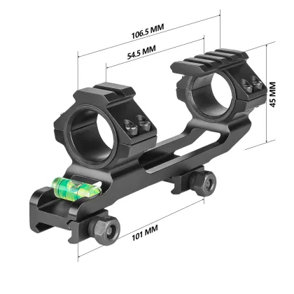 Tactical Scopes & Accessories: 25mm/30mm Scope Mount 5035 for 20mm Mount - Spina Optics