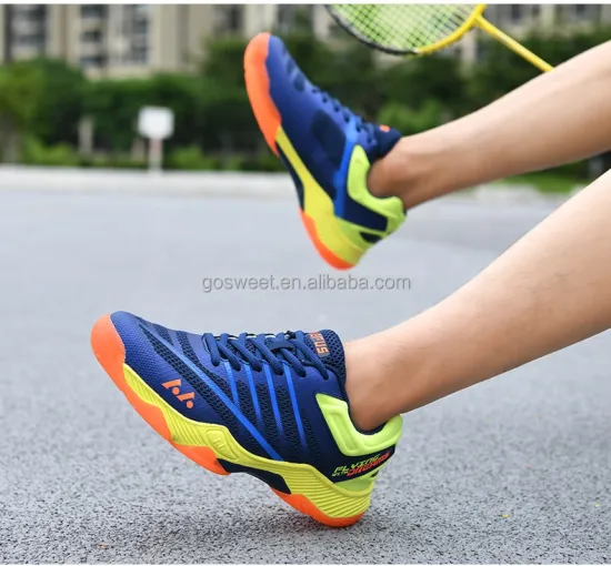 Professional Badminton Shoes for Women: Mesh Upper, Outdoor Sports, TPR Middle-sole, Breathable Design, Tennis Training Sneakers