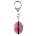 Natural Gemstone Agate Keychain